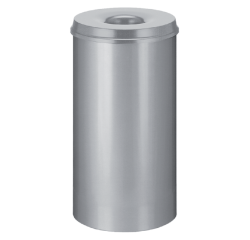 Corbeille à papier anti-feu Vepa Bins 50 litres 33,5cm gris clair