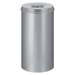 Corbeille à papier anti-feu Vepa Bins 50 litres 33,5cm gris clair