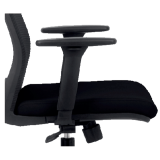 Armlegger Euroseats Evora verstelbaar zwart set van 2 stuks