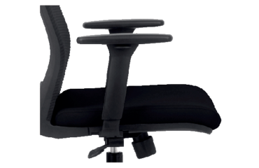 Accoudoir Euroseats Evora réglable noir 2 pièces