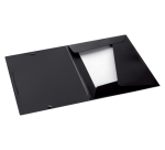 Elasticated folder Djois College File A4 3 flaps PP black