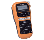 Brother P-Touch TZe PT-E110 portable label printer qwerty 12mm orange
