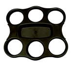 Tray cup holder Sensations for 6 cups black