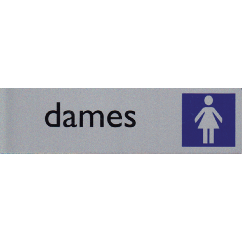 Pictogramme Toiletten Dames 165x44mm