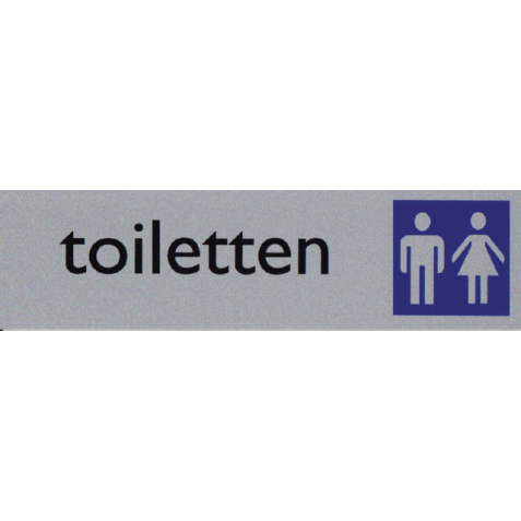 Pictogramme Toiletten Dames/Heren 165x44mm