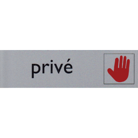 Pictogramme Privé 165x44mm