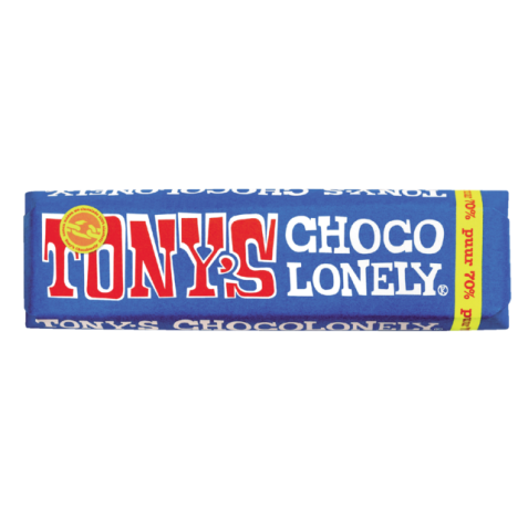 Barre chocolatée Tony's Chocolonely noir 50g