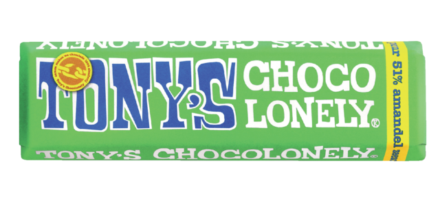 Barre chocolatée Tony's Chocolonely amande au sel marin 47g
