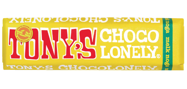 Tony’s Chocolonely milk nougat chocolate bar 47g
