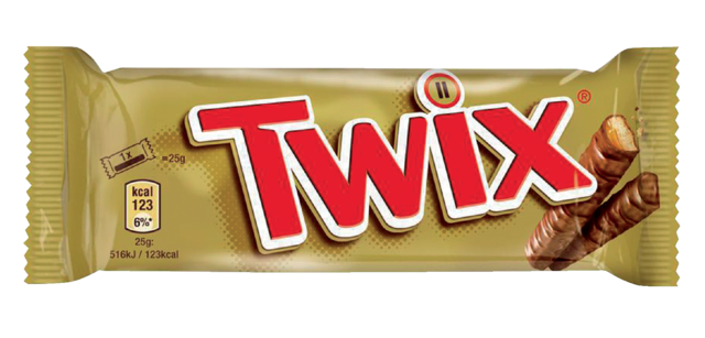 Twix Single 50g 25x 50 pieces