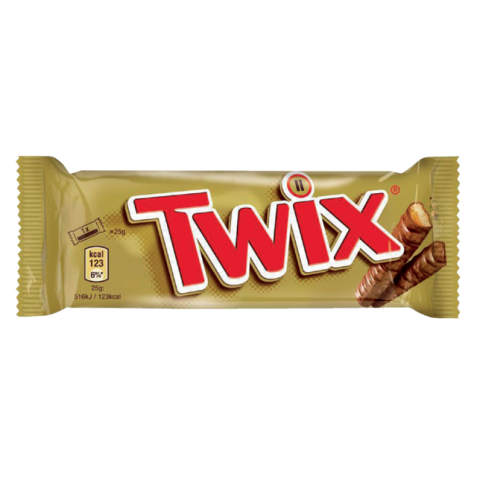 Twix Single 50g 25x 50 pièces