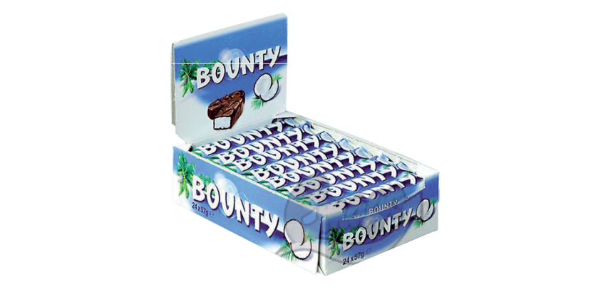 Snoep Bounty reep 24x57 gram