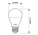 Philips CorePro LEDbulb E27 13.5W=100W 1520Lumen LED Lamp