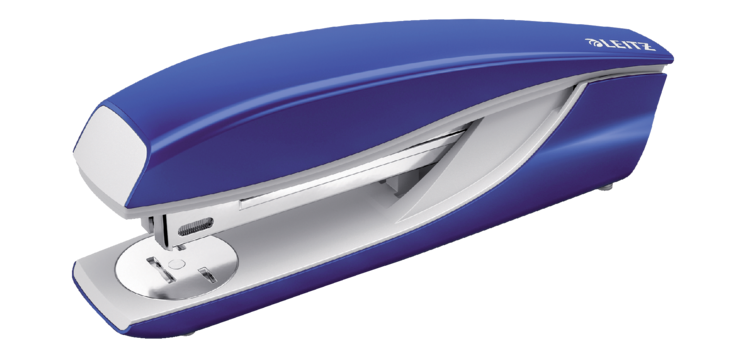 Leitz NeXXt Metal Full-Strip Stapler 40 Sheets Blue