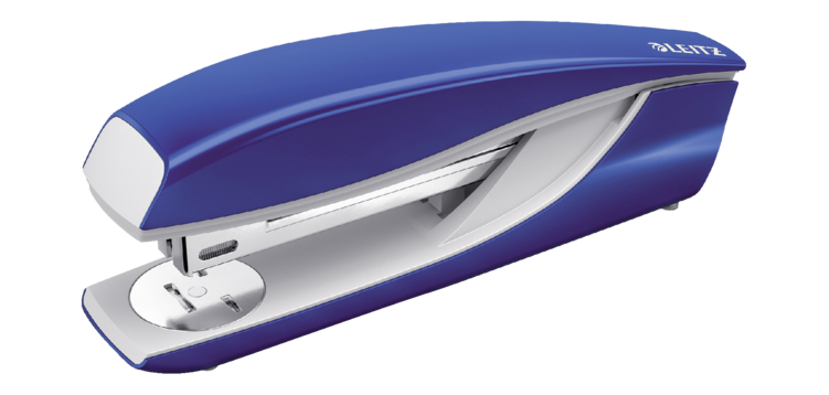 Agrafeuse Leitz NeXXt métal full-strip 40 feuilles bleu