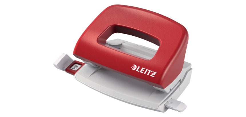Perforator Leitz NeXXt mobiele 10 vel rood