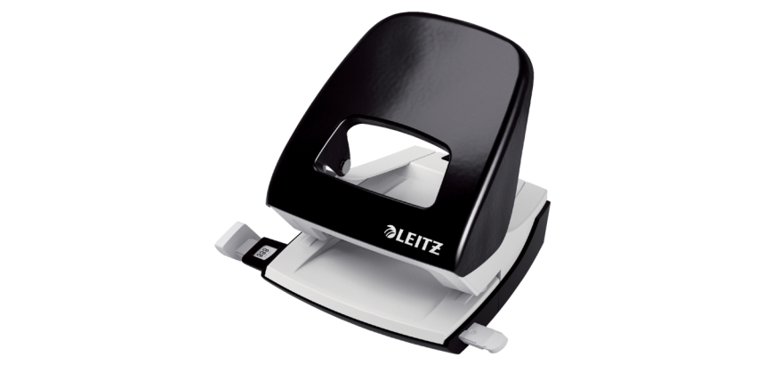 Leitz 5008 NeXXt Metal Hole Punch 30 Sheets Black Blister