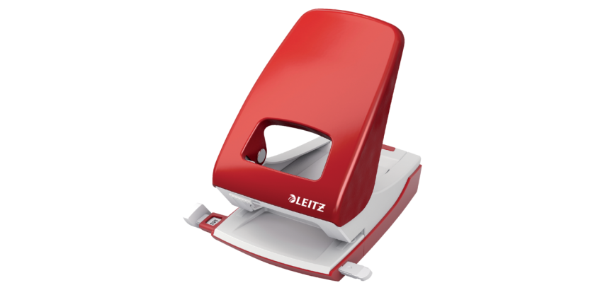 Leitz NeXXt Metal Archiv Locher 40 Blatt Rot