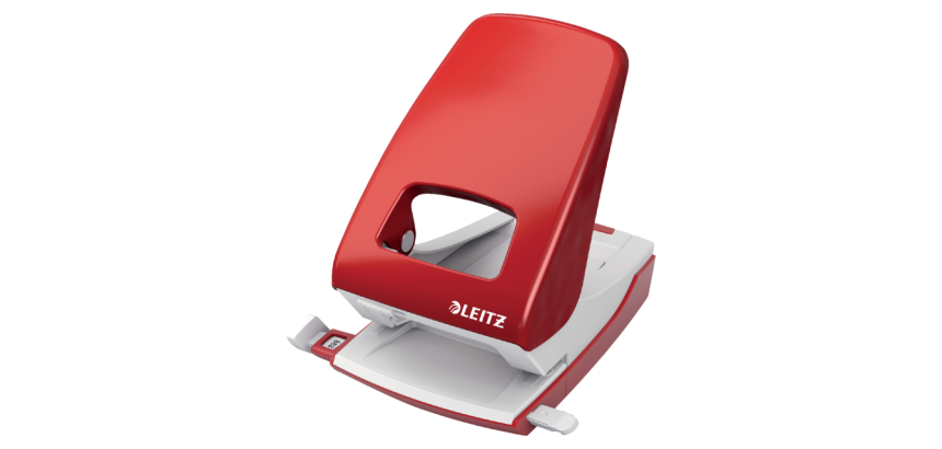 Perforateur Leitz NeXXt Archive métal 40 feuilles rouge