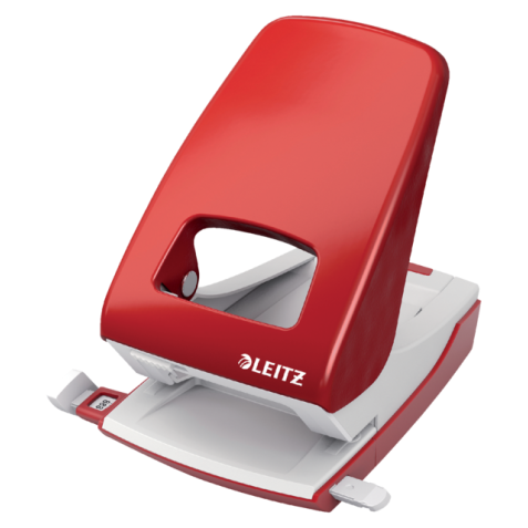 Perforateur Leitz NeXXt Archive métal 40 feuilles rouge