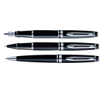 Roller Waterman Expert Schwarz lackiert CT Fein