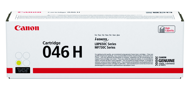 Canon 046 H - High Capacity - yellow - original - toner cartridge
