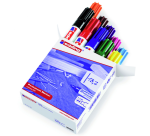 Marqueur edding 500 biseau 2-7mm boîte 10 couleurs