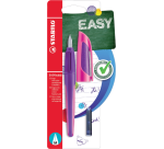 Vulpen STABILO Easybuddy rechtshandig M paars/magenta blister à 1 stuk