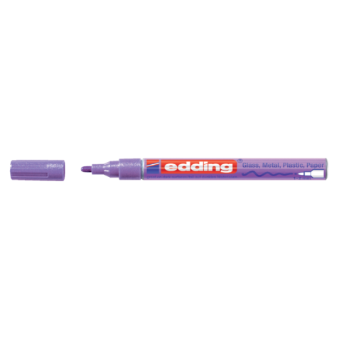 Feutre peinture edding 751 ogive 1-2mm violet métallisé