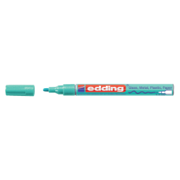 Viltstift edding 751 lakmarker rond 1-2mm metallic groen