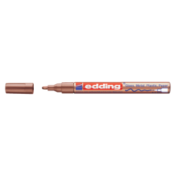 Viltstift edding 751 lakmarker rond 1-2mm koper