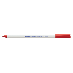 Marqueur Edding 4600 Textile ogive 1mm rouge