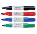 Artline 30 chisel tip marker red 2-5mm