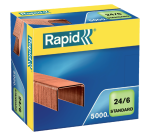 Standard copper Rapid 24/6 staples 5000 pieces