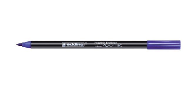Edding 4200 Porzellan-Pinselstift Blau