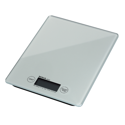 Briefweger MAUL Gloss tot 5000 gram glazen plateau inclusief batterij wit