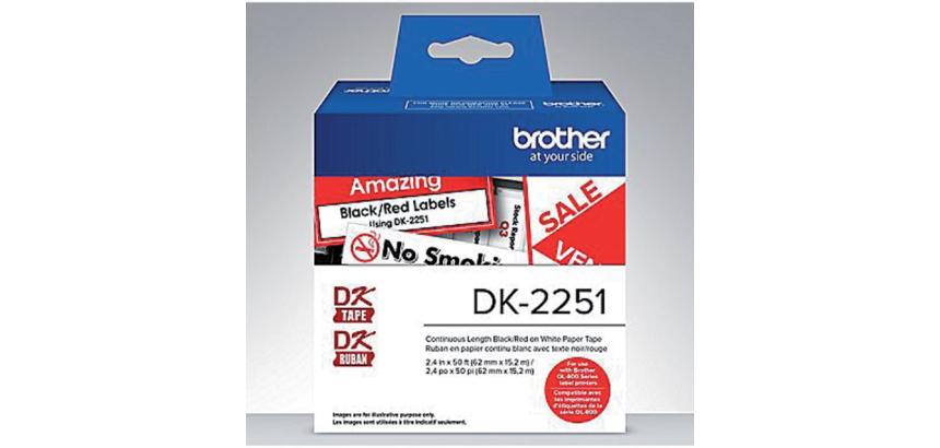 Etiket Brother DK-22251 doorlopend 62mm 1 rol á 15m wit