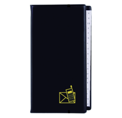 Registre téléphonique Kangaro 215x130mm A-Z 4 anneaux noir