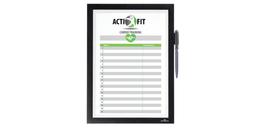 Durable Duraframe Frame 499301 A4 Self-Adhesive Black