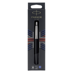 Balpen Parker Jotter Bond street black CT medium blister à 1 stuk