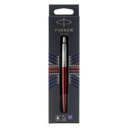 Balpen Parker Jotter Kensington red CT medium blister à 1 stuk