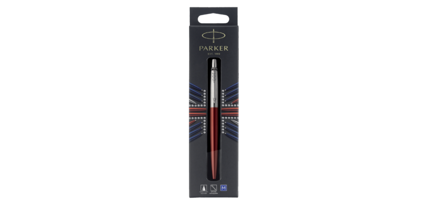 Parker Jotter Kugelschreiber Kensington Rot CT Mittel Blister