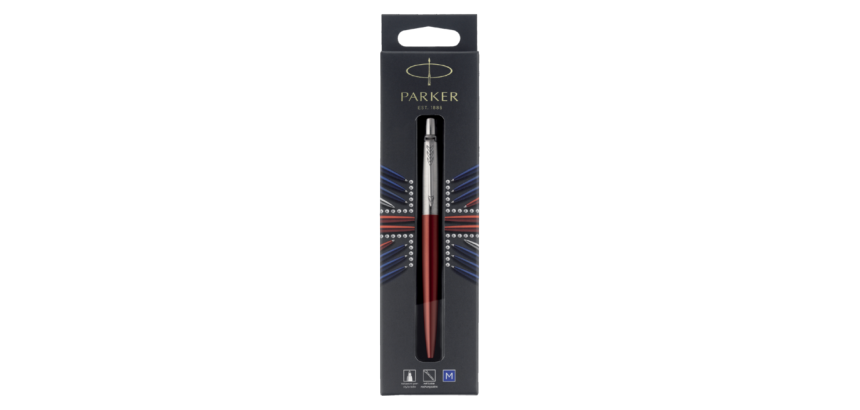 Parker Jotter Kensington Red CT Medium Ballpoint Pen Blister
