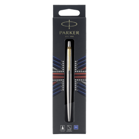 Balpen Parker Jotter stainless steel GT medium blister à 1 stuk