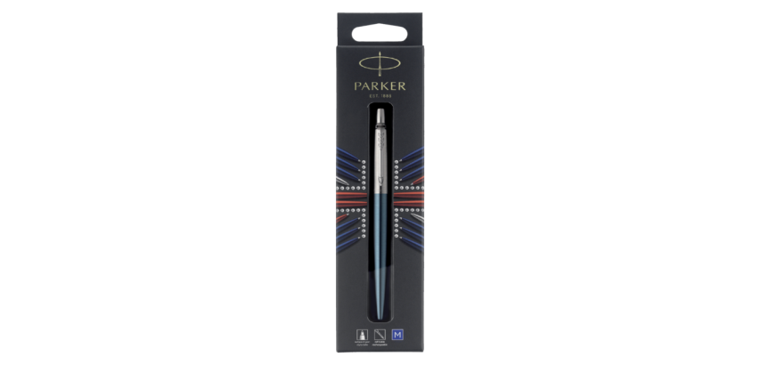 Stylo bille Parker Jotter Waterloo Blue CT Medium blister