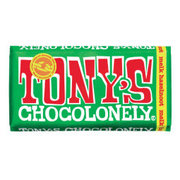 Chocolat Tony's Chocolonely tablette lait noisettes tablette 180g