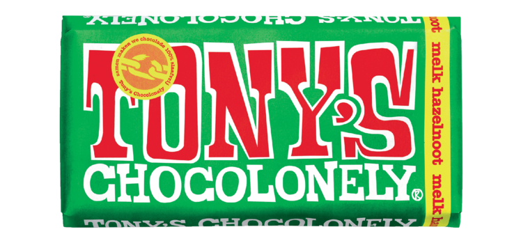Tony's Chocolonely Schokolade Milch Haselnüsse Tafel 180g