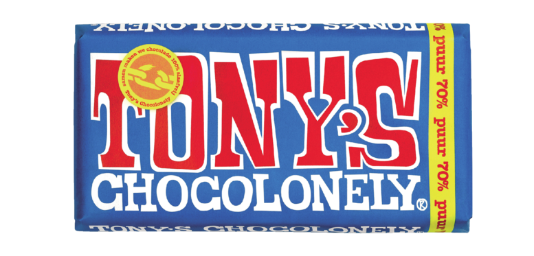 Chocolade Tony's Chocolonely puur reep 180gr