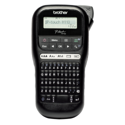 Imprimante d'étiquettes Brother P-touch TZ-e PR-H110 portable qwerty 12mm noir