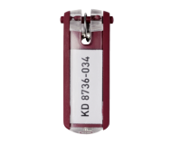 DE_DURABLE PORTE-CLES ROUGE P6